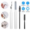 Cleaning Kit Short Spiral Brush Long Spiral Brush Cleaning Pen Flocking Sponge Brush Pen Fit For Airpods Charging Case Camera Phone
