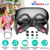 Wireless V5.3 TWS Earbuds In-Ear Stereo Headset Hook Earphone Earpiece with Sensitive Mic Magnetic Charging Case for Driving Working Traveling Sport