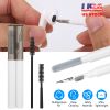 Cleaning Kit Short Spiral Brush Long Spiral Brush Cleaning Pen Flocking Sponge Brush Pen Fit For Airpods Charging Case Camera Phone