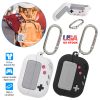 Silicone Protective Case Fit for Airpod Pro Full Protective Cover Shock-Absorbing Soft Silicone Case w/ Carabiner