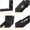 2 Pcs Microwave Brackets Adjustable Wall Mount Shelf Heavy Duty Carbon Steel Wall Microwave Cradle