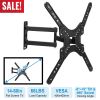 Fixed TV Wall Mount Bracket for 14-60in LED/LCD/PLASMA Flat TV VESA 400x400mm -8°~+5° Tilt ±90° Swivel