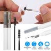 Cleaning Kit Short Spiral Brush Long Spiral Brush Cleaning Pen Flocking Sponge Brush Pen Fit For Airpods Charging Case Camera Phone