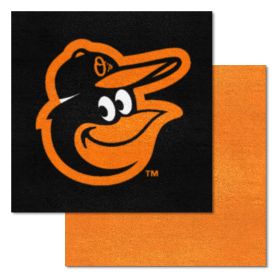 MLB - Baltimore Orioles Cartoon Bird 18"x18" Carpet Tiles