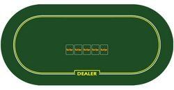 Rollout Gaming Poker w/ Dealer Table Top