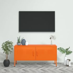 TV Stand Orange 41.3"x13.8"x19.7" Steel