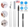 Cleaning Kit Short Spiral Brush Long Spiral Brush Cleaning Pen Flocking Sponge Brush Pen Fit For Airpods Charging Case Camera Phone