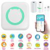 Pocket Wireless Thermal Printer Portable Mini Sticker Maker Machine Rechargeable Inkless Photo Printer for Printing Label Journal Study Notes Memo Pho