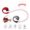 Wireless Sports Headsets Wireless V4.1 Neckband Earphones HD Stereo Sweat-proof Headphones Earbuds w/ LED Light Mic 8Hrs Work Running