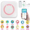Pocket Wireless Thermal Printer Portable Mini Sticker Maker Machine Rechargeable Inkless Photo Printer for Printing Label Journal Study Notes Memo Pho
