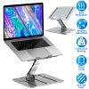 Laptop Stand Riser Stepless Angle Adjustable Ergonomic Notebook Holder Heat Dissipation Notebook Elevator for Laptop Tablet Drawing Board up to 15.6in