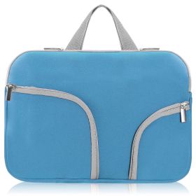 Portable Laptop Sleeve Bag for Macbook Air 11"13"12"15" Notebook Protector Case Carry Bag (Option: 13in_BLU)