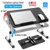 Foldable Laptop Stand Height Angle Adjust Notebook Bed Desk Breakfast Reading Table For Sofa Couch Floor Dormitory